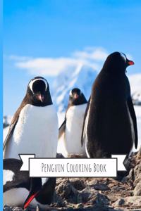 Penguins Coloring Book