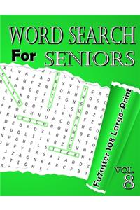 word search for seniors Vol.8