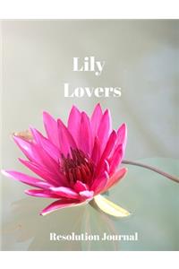 Lily Lovers Resolution Journal