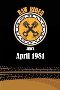 Raw Rider Since April 1981