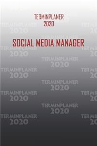 Terminplaner 2020 Social Media Manager