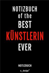 Notizbuch für Künstlerin