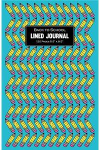 Back To School Lined Journal 120 Pages 5.5
