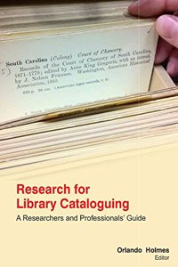RESEARCH FOR LIBRARY CATALOGUING: A RESEARCHERS