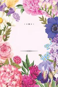 Floral Notebook Journal