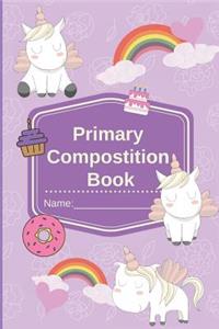 Primary Composition Book Primary Composition Notebook for Kindergarten Unicorn Notebook for Girls