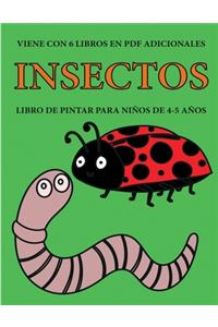 Libro de pintar para niños de 4-5 años. (Insectos)