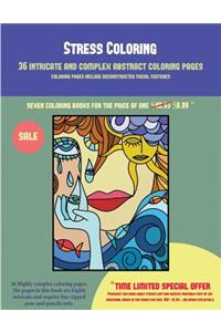 Stress Coloring (36 intricate and complex abstract coloring pages)