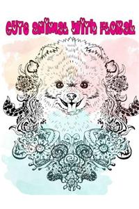 Cute Animal With Floral