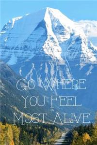 Go Where You Feel Most Alive