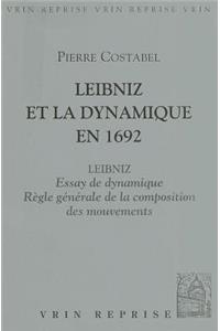 Leibniz Et La Dynamique En 1692