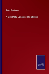 Dictionary, Canarese and English