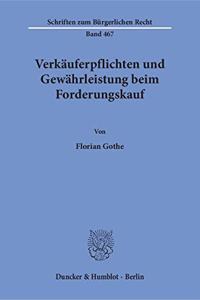 Verkauferpflichten Und Gewahrleistung Beim Forderungskauf