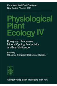 Physiological Plant Ecology IV