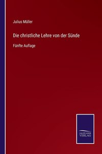 christliche Lehre von der Sünde