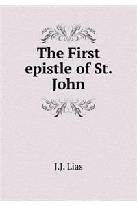 The First Epistle of St. John