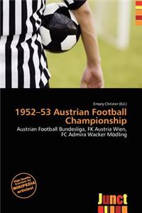 1952-53 Austrian Football Championship