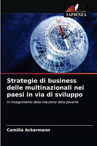 Strategie di business delle multinazionali nei paesi in via di sviluppo