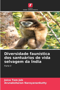 Diversidade faunística dos santuários de vida selvagem da Índia