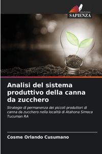 Analisi del sistema produttivo della canna da zucchero