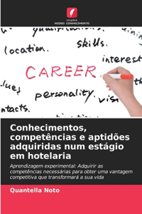 Conhecimentos, competências e aptidões adquiridas num estágio em hotelaria