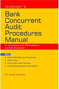 Bank Concurrent Audit Procedures Manual (September 2016 Edition)