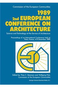 1989 2nd European Conference on Architecture