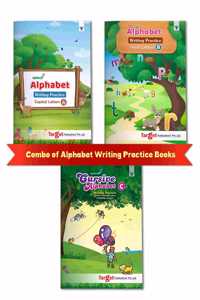 Nurture English Alphabet Writing Practice Books For Kids | 3 To 8 Year Old | Abcd Capital, Small And Cursive Letter Tracing Practise For Nursery, Preschool And Primary Children | Set Of 3 Books