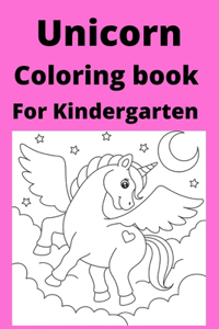 Unicorn Coloring book For Kindergarten