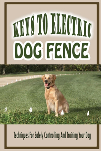 Keys To Electric Dog Fence-techniques For Safely Controlling And Training Your Dog