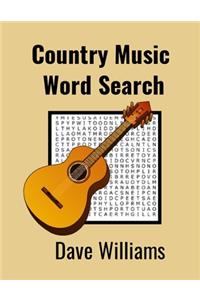 Country Music Word Search