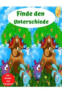 Finde den Unterschiede Für Kinder von 3-9 Jahren