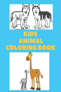 kids Animal Coloring Book