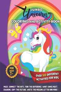 Unicorn Jumbo Coloring And Activity Book