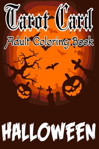 Tarot Card Adult Coloring Book Halloween