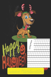 Happy Halloween, Cursive Handwriting
