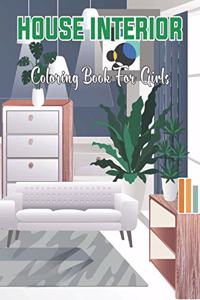 House Interior Coloring Book For Girls
