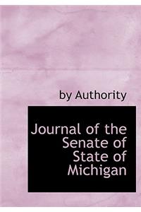 Journal of the Senate of State of Michigan