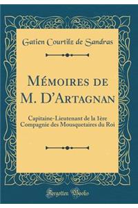 Mémoires de M. d'Artagnan