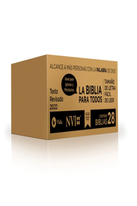 NVI, Santa Biblia, Revision 2022, Edicion economica, Tapa rustica, Paquete de 28