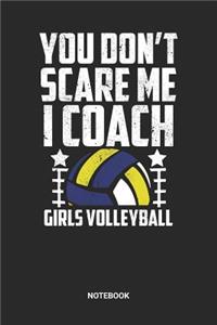 I Coach Girls Volleyball Notebook