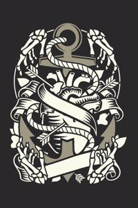 Anchor Heart Notebook