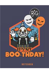 It's My BOO-thday Notebook