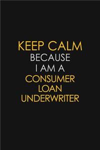 Keep Calm Because I Am A Consumer Loan Underwriter