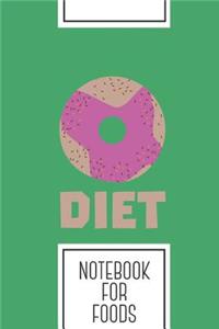 Notebook for foods