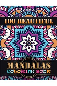 100 Beautiful Mandalas Coloring Book