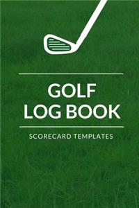Golf Log Book Scorecard Templates