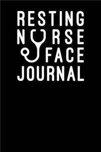 Resting Nurse Face Journal