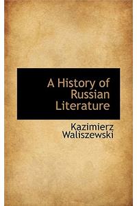 A History of Russian Literature