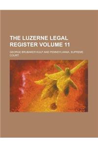 The Luzerne Legal Register Volume 11